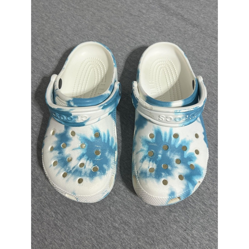 Crocs Classic Clog Shoes Mens Size 4 Womens Size 6 Tie Dye Comfortable Slip On - Picture 4 of 15